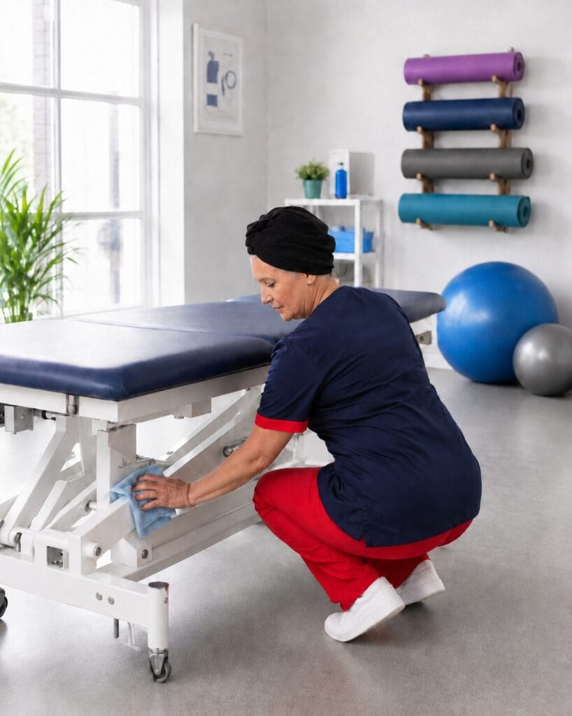 Praxisreinigung in Berlin – G+C Facility, Mitarbeiterin Khadija